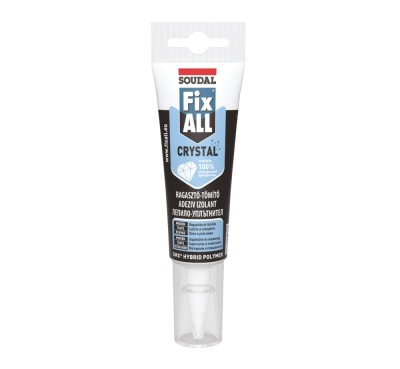 Adeziv pentru suprafete multiple, Soudal Fix All Crystal, interior / exterior, transparent, 125 ml foto