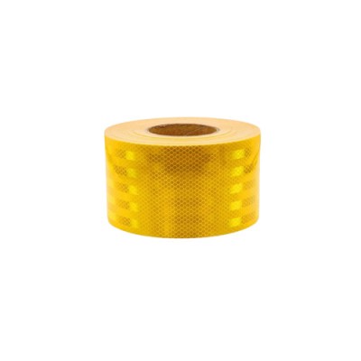 Banda reflectorizanta tip fagure culoare Galbena 10cmx25m Cod: CH-010Y Automotive TrustedCars foto