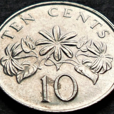 Moneda 10 CENTI - SINGAPORE, anul 1989 * cod 4769