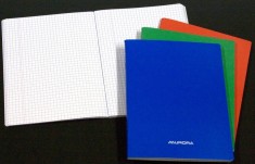 Caiet A5, 60 File - 80g/mp, Liniat Stanga, Coperta Carton Laminat, Aurora - Matematica