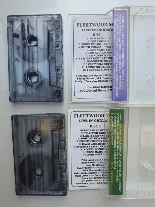 Doua casete audio Fleetwood Mac, Blues Jam at Chess - in stare buna