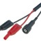 Cablu de măsurare BNC cu mufă banană 4mm x2, 1m, negru - ELECTRO-PJP