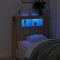 Gossi tablie de pat cu led, stejar sonoma, 100x18,5x103,5 cm, lemn