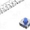 Microintrerupator, 6.2x6.5mm, OFF-(ON), SPST-NO, OMRON OCB - B3SL1025P