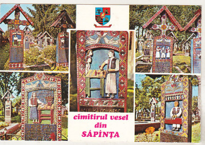 bnk cp Sapanta ( jud Maramures ) - Cimitirul vesel - necirculata foto