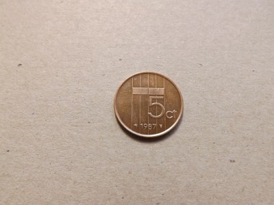 Olanda 5 centi 1987 foto
