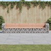 VidaXL Bancă de grădină tip gabion,347x71x65,5 cm, lemn masiv Douglas