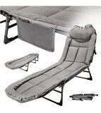 Pat pliabil camping LUARO recliner 190 x 63 x 30 cm
