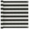 Gossi prelata pentru balcon din hdpe, 90 x 400 cm, antracit si alb