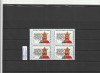ROMANIA 1986 LP 1161 600 DE ANI DE LA URCAREA PE TRON A DOMNITORULUI MIRCEA CEL BATRAN BLOC DE 4 MNH NESTAMPILAT