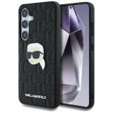 Husa pentru Samsung Galaxy S25 S931, Karl Lagerfeld, Monogram Karl&#039;s Head, Neagra
