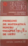 PROBLEME DE MATEMATICA PENTRU TREAPTA I SI A II-A DE LICEU VOL.2-GHEORGHE CALUGARITA, VALERIU MANGU-342399