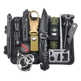 Kit de supravietuire turistic multifunctional camping, vanatoare, pescuit, 12 piese Household NewTrend