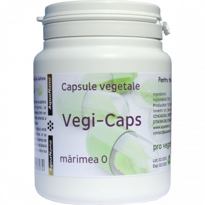 VEGI-CAPS (capsule vegetale goale) 75buc AGHORAS foto