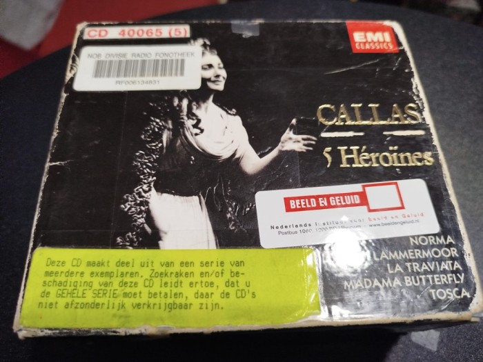 CD 5XCD Callas &ndash; 5 H&eacute;ro&iuml;nes (VG+)