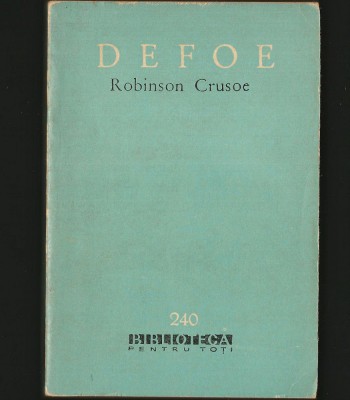 ROBINSON CRUSOE - DANIEL DEFOE - BPT foto