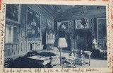 Carte postala, Castelul Peles, dormitorul regesc, 1929