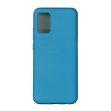 Husa Samsung A02S, silicon,cu interior de catifea, Blue, Mobile Tuning