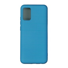 Husa pentru Samsung A02S, silicon,cu interior de catifea, Blue