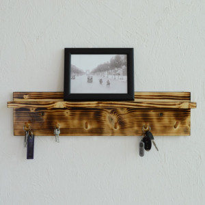 Cuier/Raft de perete din lemn | Okazii.ro
