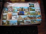 LOT de 25 carti postale cu fotografii color din Romania anii '80