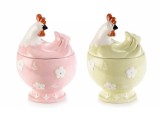 Cumpara ieftin Set 2 borcane decorative Gaina 13.5x12.5x19 cm