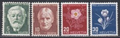 Elvetia 1945 - Pro Juventute - 100 de ani de la nașterea lui Ludwig Forer și Susanna Orelli - Flori, MNH foto