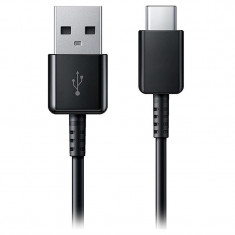 Cablu de date si incarcare pentru Samsung S8/S8+/S9/S9+/S10/S10+/S10 Lite, USB Type C 1.5m, Negru