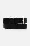 Hackett London curea de piele barbati, culoarea negru, HM413177