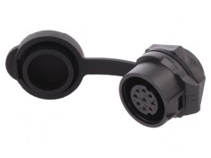 Conector Circular Mamă 9 PIN 5A Aurit