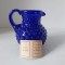 Vaza / carafa de sticla, albastru colabt, Glassstudio Zalto, Austria, cu eticheta originala,