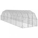 Cumpara ieftin Pui de gaina 2,5x10x2,25 m Otel galvanizat