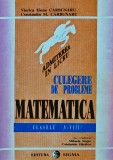Admiterea in liceu. Culegere de probleme. Matematica clasele V-VIII - 1995 - Viorica Elena Carbunaru (BB30)