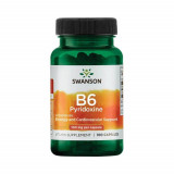 Vitamina B6 Pyridoxine 100 miligrame 100 capsule Swanson