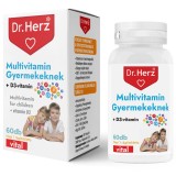 Capsule Multivitamine Masticabile Junior + D3 Dr Herz 60 buc