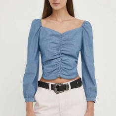 Levi's bluza subtire de blugi femei, neted