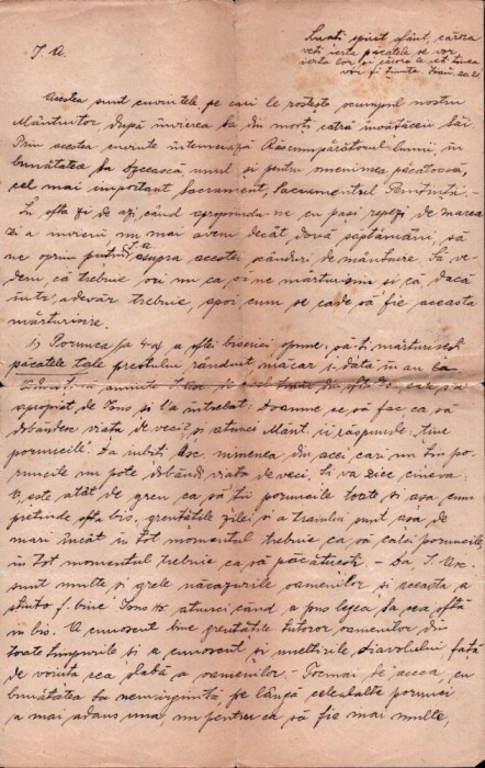 A3221N Predica unui preot rom&acirc;n greco-catolic, cca anii 1930