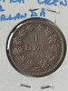 1 Leu 1870 C argint , varianta normala. Foarte rara in aceasta stare. Carol I