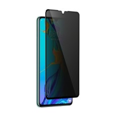 Folie de sticla privancy 5D pentru Huawei P30, Privacy Glass GloMax, folie securizata duritate 9H anti amprente