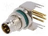Conector M8, 4 pini, clasa etanseitate IP68, AMPHENOL - M8S-04PMMR-SF8001