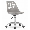 Scaun birou Artool Print, rotativ, gri, reglabil 50x57 cm. Scaun ergonomic modern. GartenVIP DiyLine