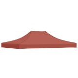 Acoperis pentru cort de petrecere, caramiziu, 4 x 3 m, 270 g/m&sup2;