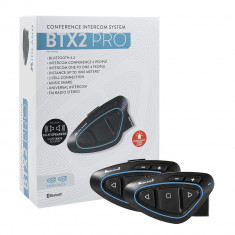 Resigilat : Sistem comunicare moto Midland BTX2 PRO cu difuzoare Hi-Fi Cod C1231.0 foto