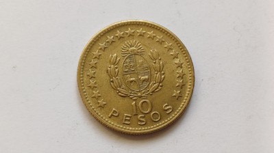 Uruguay-10 Pesos 1965 foto