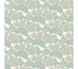 Tapet copii cu frunze, mov, verde, My Kingdom A96814