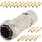 Conector circular 19 pini, IP67