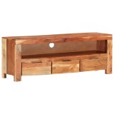 Cumpara ieftin Comodă TV, 110x30x40 cm, lemn masiv de acacia