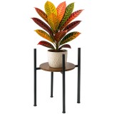 Suport pentru flori metalic 41 cm Ruhhy, stil loft, negru