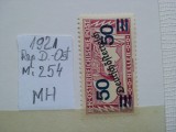 1921- Austria-Rep.D.-Ost.-Mi254-MH, Nestampilat