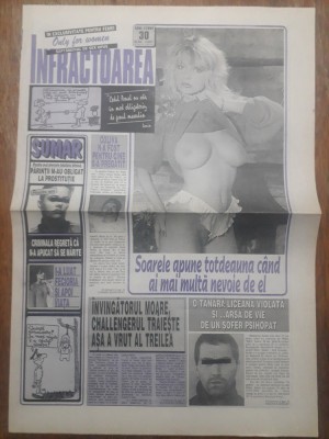 Ziarul Infractoarea nr. 30 din 30 aug. - 04 septembrie 1994 / CZ1P foto